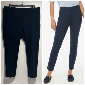J. CREW Navy Ankle Pant Sz 18